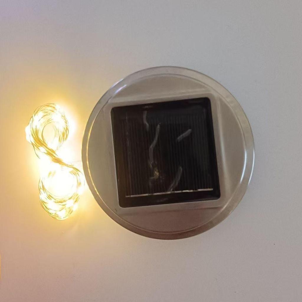 Solar-Kappe mit dekorativer Lichtabdeckung für Kanten von zerbrochenen Flaschen