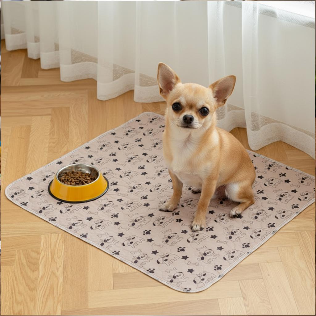 Reusable PVC Non-slip Blanket Mat Leakproof Puppy Training Pad Outdoor Portable Pet Sleeping Mat for Incontinence Housebreak