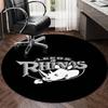 Personalized Leeds Rhinos Round Chair Office Rug - Perfect for Mat, Office Chair & More - Ideal Gift for Birthdays and Holidays