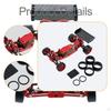 Car Body Chassis Frame Kit Carbon Fiber Replacement Aluminum Sturdy for 1:24 DIY Accs