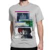 Men Women's Serial Experiments Lain Edit Vintage Pure Cotton Tee Shirt Anime Lwakura Sci Fi Manga T Shirt Clothing Unique
