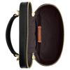 COACH RAINER 18 brand logo logo zipper closure artificial leather and cowhide handbag small size women's brown and black