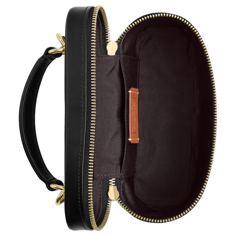 COACH RAINER 18 brand logo logo zipper closure artificial leather and cowhide handbag small size women's brown and black