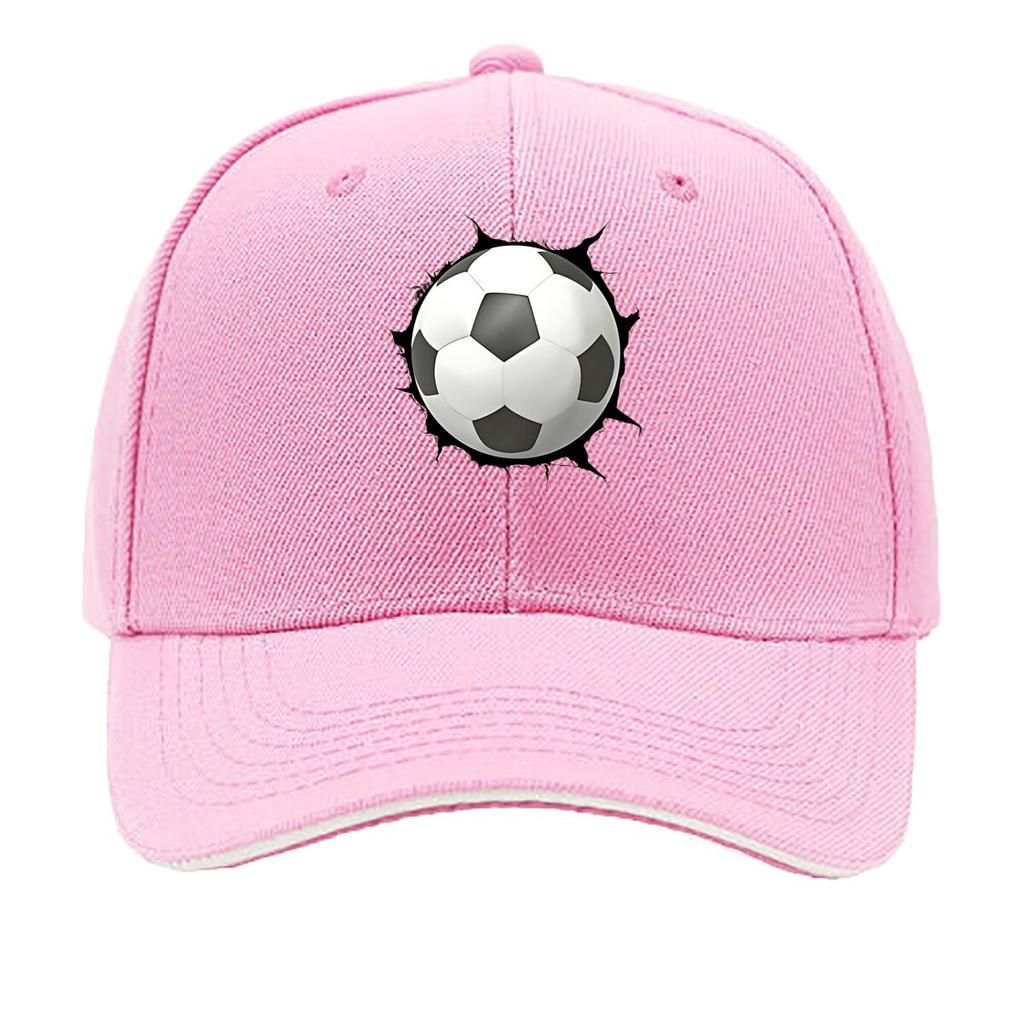 Unisexs Boys Retro D Football Print Cap Adjustable Lightweight Hat Suitable for Sports Events M Sandwich Baseball Cap