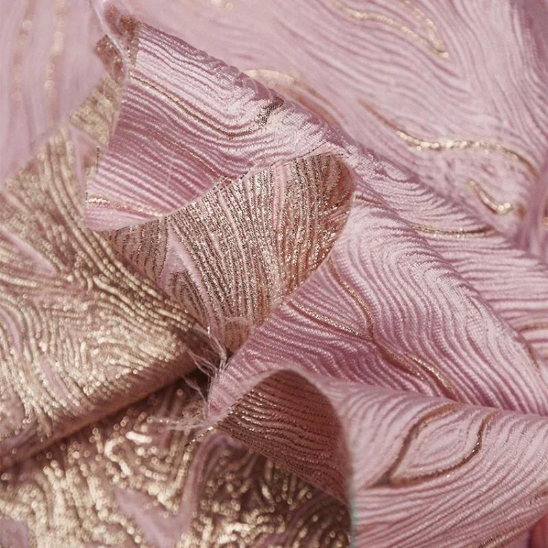 Žakárová látka 100x150 Olejomalba Brokátová vazba Oděvní návrhář Oděvy Šicí látka Velkoobchod Metráž Látka DIY Materiál