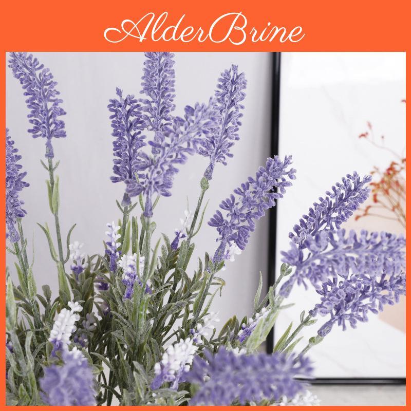 Lavender 46cm Hair Long Artificial Planting High Quality Plastic Fake Lavender Countryside Style Jewelry Fake Flower Decoration