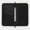 MUJI Reisepasshülle aus Polyester mit transparenter Tasche, Schwarz, ca.. 23,5 x 13 x 2,5 cm 38743668