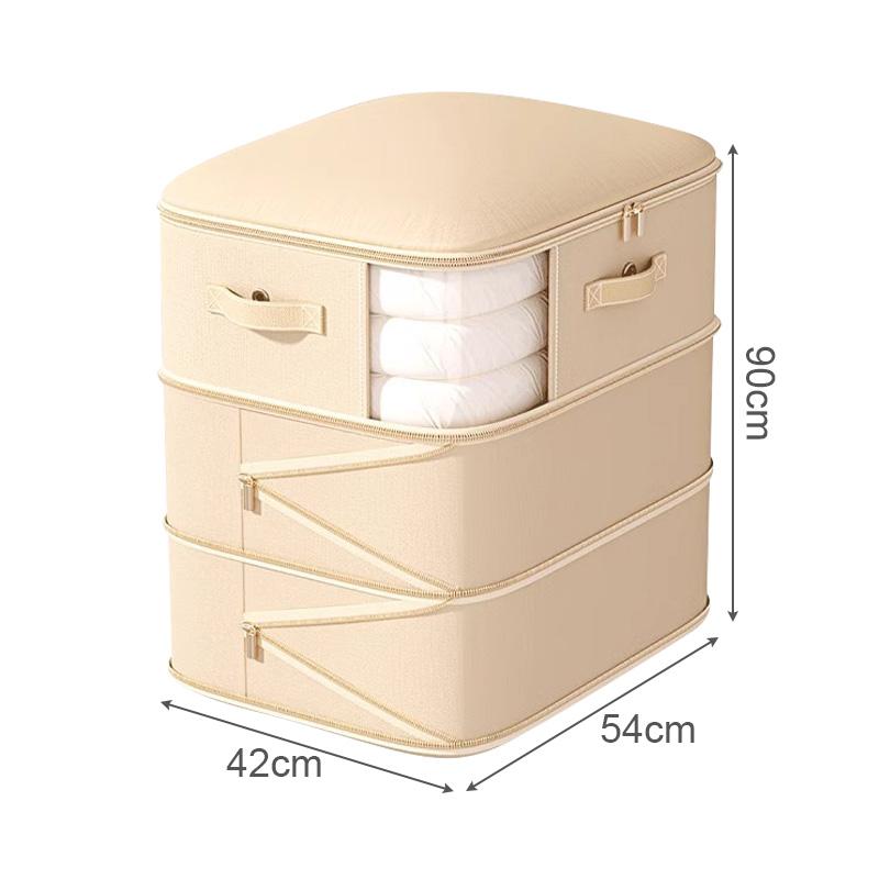 1pc Vacuum Compression Storage Bags Household Visible Quilt Clothing Storage Box Large-capacity Storage Bag Wardrobe Organizer