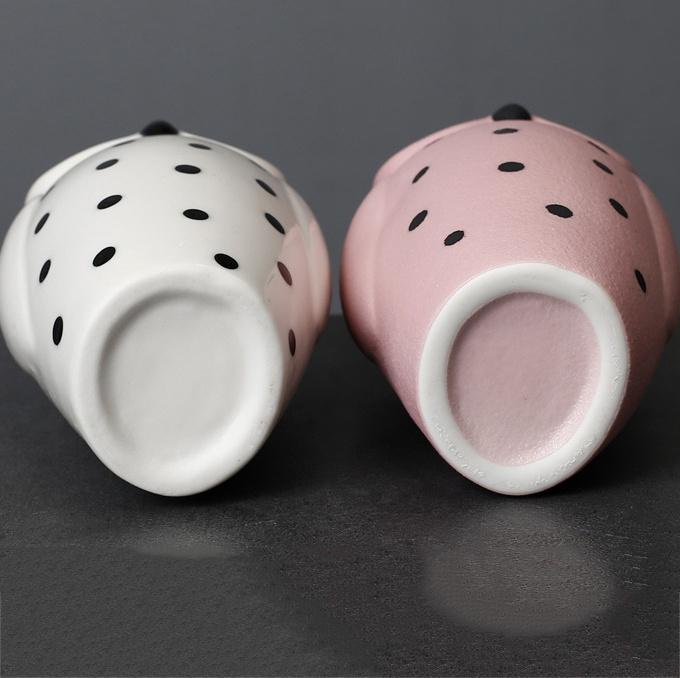 Vaso Gufo Creativo Vaso Idroponico in Ceramica Decorazione Fiori Secchi Composizione Floreale Decorazione per la Casa Ornamento Artistico da Tavolo
