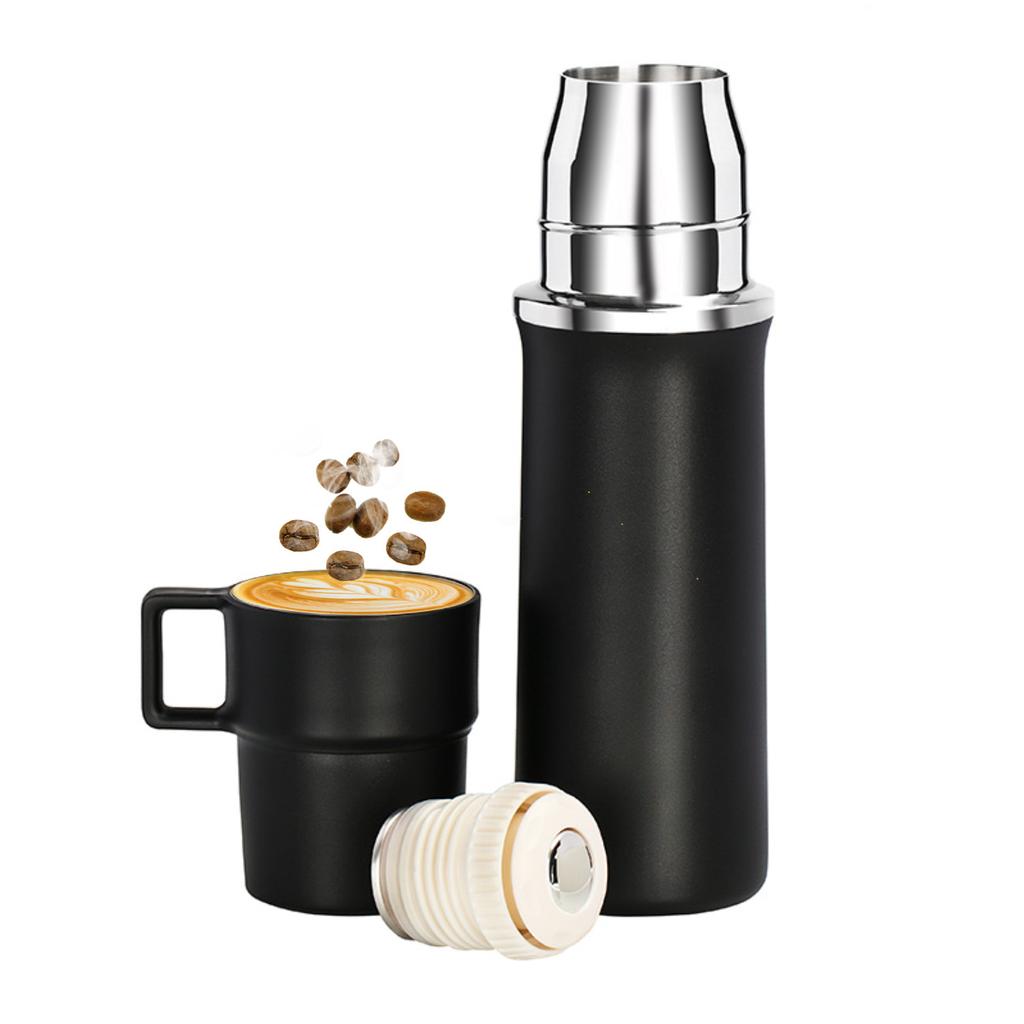 Vacuum Cup Stainless Steel Travel Car Fitness Large Capacity Portable Water Cup with Handle