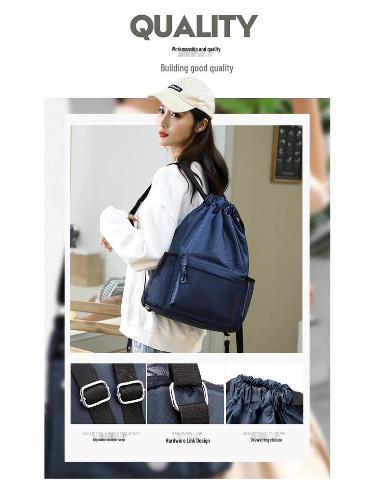 Drawstring Sports Backpack for Men & Women - Travel, Basketball, Swimming, Training, Storage