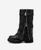 Salt And Chocolate Warmer Belted Mid-Calf Boots 412446004(4Cm/1Color)