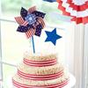 10 Pack Pinwheels Patriotic Decorations, American Flag Stick Wind Spinners With Stake For Independence Day, Memorial Day Julys Of 4th Party Supplies