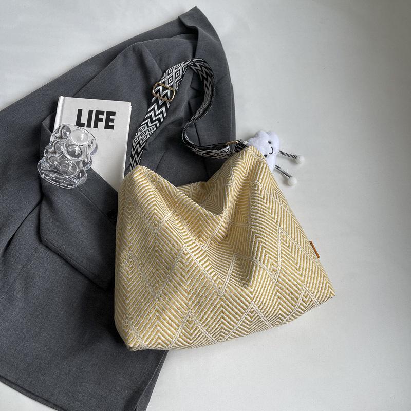 Women's Large Capacity Canvas Tote - 2025 New Summer Crossbody, Casual & Versatile for Students