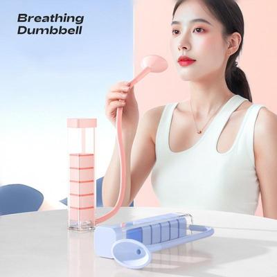 Breathing Exercise Device Abdominal Muscle Trainer Deep Breathing Dumbbell Men Women Adults Lung Capacity Training Device