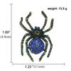 Exaggerated Personality Insect Rhinestone Spider Brooch Jewelry Coat Coat Alloy Pin Clothing Accessories