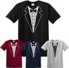 Tuxedo Fancy Dress Funny Gift Mens T-Shirt Fun Party Father Day Tshirt Top Tee