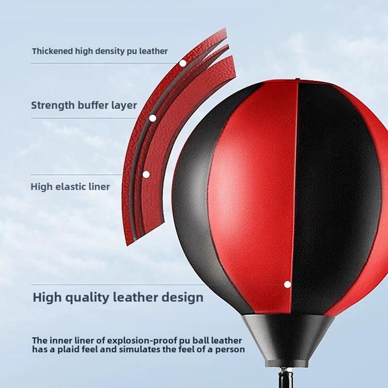 Adjustable Children's Boxing Training Set with 360° Bounce Punch Ball, Durable Gloves and Accessories - Boys and Girls, Christma