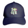 Invader Zim Valentines Day I Love GIR Cap Fashion Casual Baseball Caps Adjustable Hat Summer Unisex Baseball Hats Polychromatic