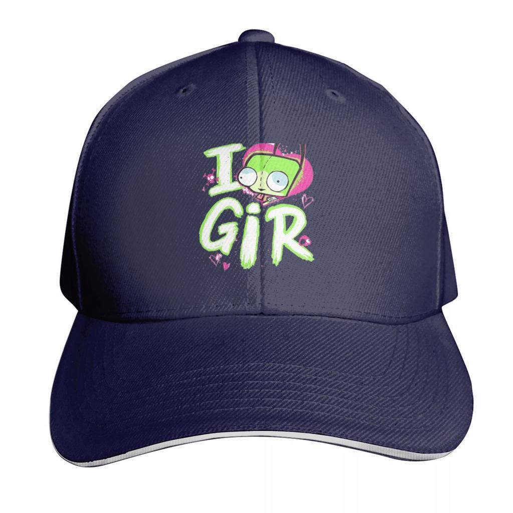 Invader Zim Valentines Day I Love GIR Cap Fashion Casual Baseball Caps Adjustable Hat Summer Unisex Baseball Hats Polychromatic