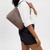 Coach Laurel 31 Logo Zip Closure Pebble Leather Tote Crossbody Shoulder Bag Large Women bags Dark-Stone CR148-QBCBD