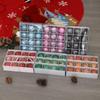 Painted Irregular Shape Christmas Ball Ornaments for Home Decoration