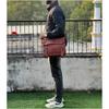 13" Leather Messenger Bag Laptop Case Office Briefcase Gift for Men Computer Distressed Shoulder Bag