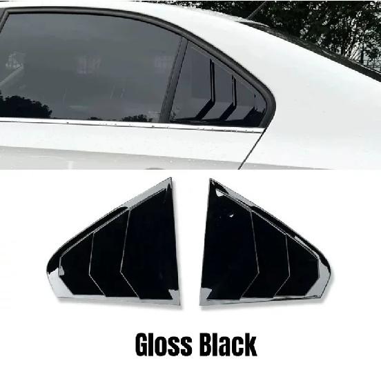 For Volkswagen Jetta MK6 2012 2013 2014 2015 2016 2017 2018 Car Rear Window Louver Shutter Cover Side Vent Blinds Trim Sticker