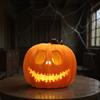 Halloween Glowing Pumpkin Spooky LED Scene Layout Light Up Pumpkin for Halloween Pumpkins Decor Party Favor Gifts