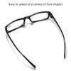 Reading Eyeglasses Rectangle Frame Clear Lens Design Glasses for Man Woman Ultralight Resin HD Presbyopic Eyeglasses