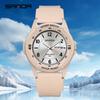 SANDA 6358 Male and Female Student Sports Quartz Watch 5ATM Waterproof Luminous Double Calendar Lightweight and Drop Resistant