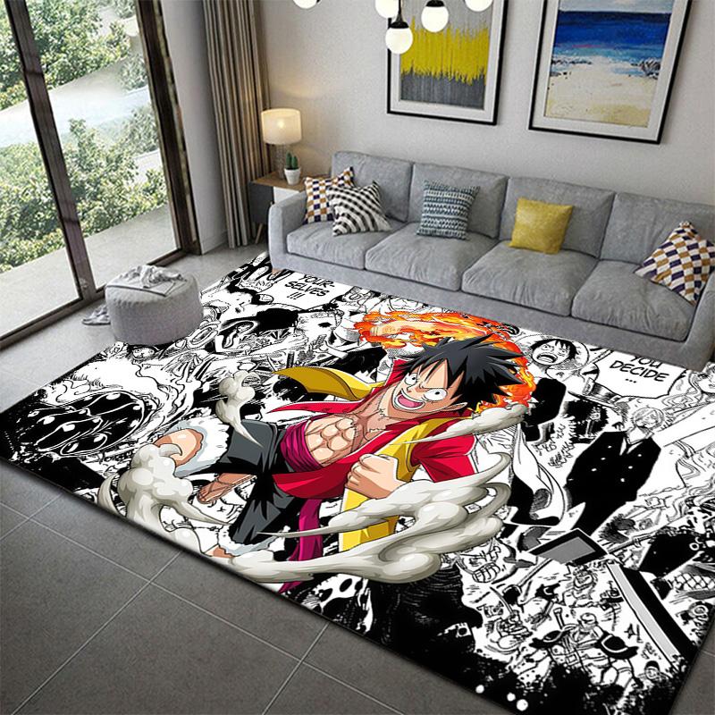One Piece Stylish Floor Carpet Soft Non-Slip Washable One Piece Theme Rug