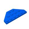 50Pcs 2419 3x6 Wedge Plate Building Blocks 3x6 Cut Corners 43127 Bricks Particle Puzzle Assemble Toys Children Birthday Gift