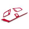 Red ABS Decorative Strip for 10th Gen Car Air Conditioner Vent