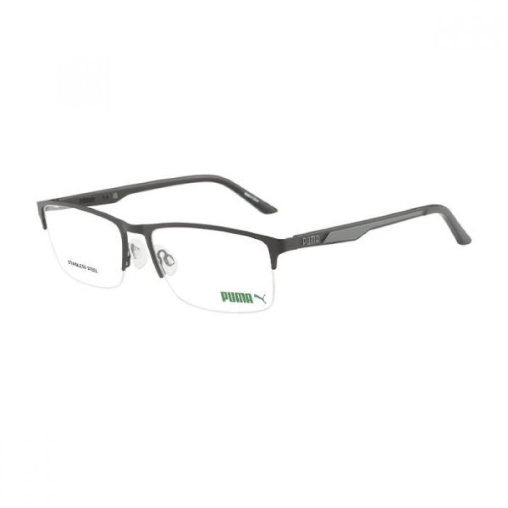 

Puma Eyeglass Frame Square Unisex Pu0373o 001 PU0373O 001C 58