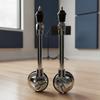 2 Pieces Drum Leg with Caster Bass Mobile Hardware for Drummers, Percussionists, Stage,