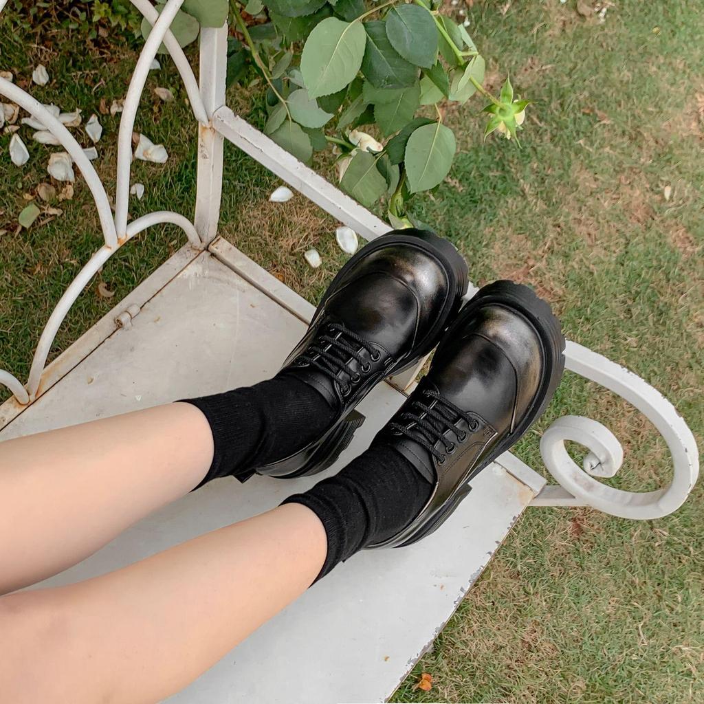 Women's Retro Polished Loafers - 2025 Spring Collection with Thick Heels and Soles, College Style.