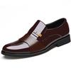 Fashion British Style Big Size Leather Shoes for Men Summer Autumn New Designer Dress Shoes Male Fashion Solid Color Wedding Shoe Man