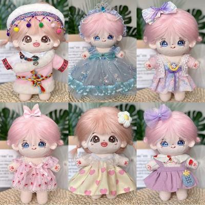 For Cartoon Plush Doll Replacement Outfit Playing House Accessories Mini Clothes Dolls Accessories 20CM Cotton Doll Rompers
