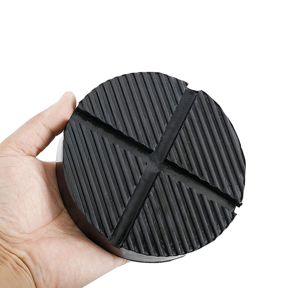 Jack Pad Car Jack Rubber Support Block Rubber Pad Jack Adapter Super Heavy Duty Universal Anti-Slip Jack Attachment (12.5x2.6cm)