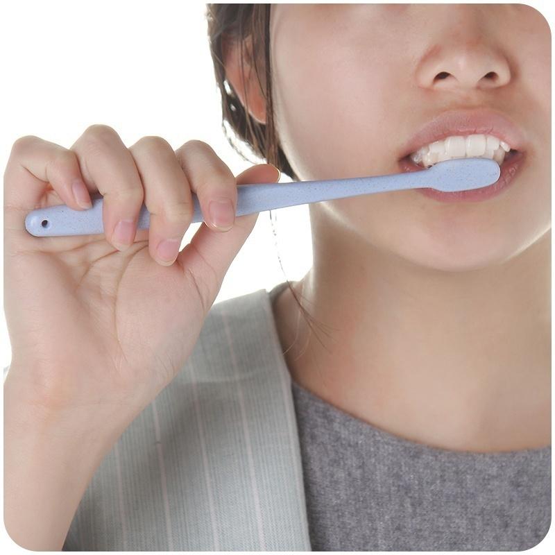 Umweltfreundliche Zahnbürste Neuheit Bambus-Zahnbürste Weichborstig Capitellum Bambusfaser