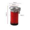 12V 24V Red Air Horn Pump Compressor For Car Train Truck Boat Motorcycle Horn Kit