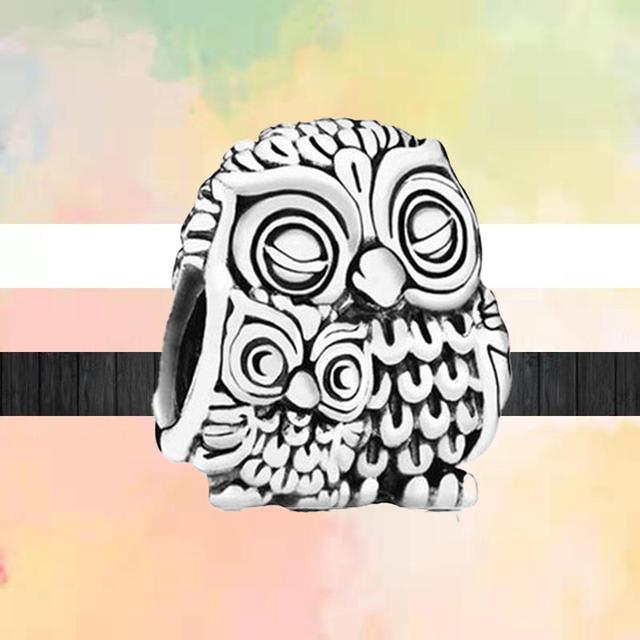 Neue Tier Stil Glückliche Katze Hund Panda Bär Löwe Schlange Kaninchen DIY Perlen Fit Original Mode Charms Silber Farbe Armbänder schmuck