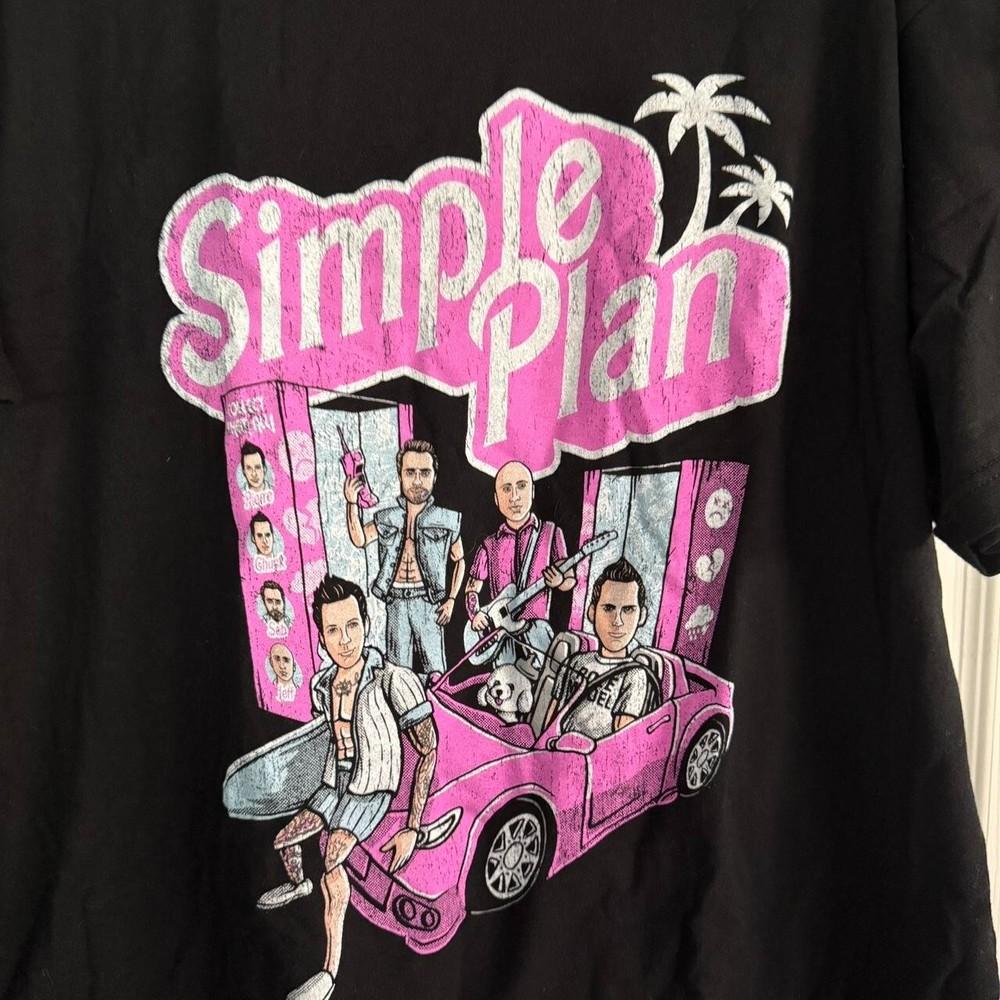 Vintage tričko členů kapely Simple Plan Unisex Koncertní S až 5XL AR021 Unisex tričko