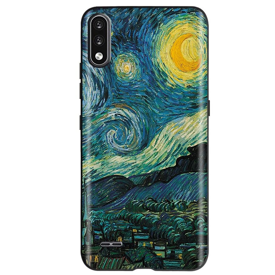 For LG K22 LM-K200 K200E K200B Fashion Pattern Phone Case Soft Silicone TPU Back Cover For LG K22 K 22 2020 Fundas