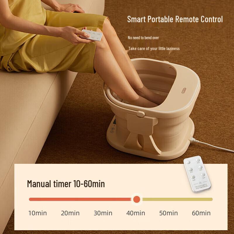 Bear Smart Foldable Electric Foot Massager and Foot Bath Tub