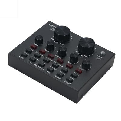רב תכליתי BT Live Sound Card כרטיס קול מיקסר אודיו אינטליגנטי למחשבים ולטלפון נייד