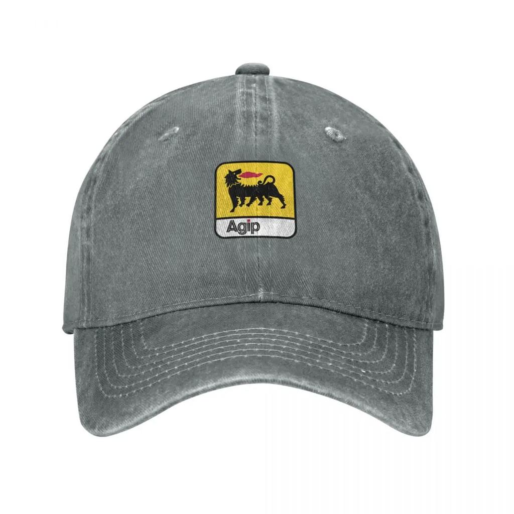 Logo agip Cappellino da Baseball Classico Cappellino Unisex di Lusso Cappello da Sole Elmetto Cappelli Unici Unisexs Donna