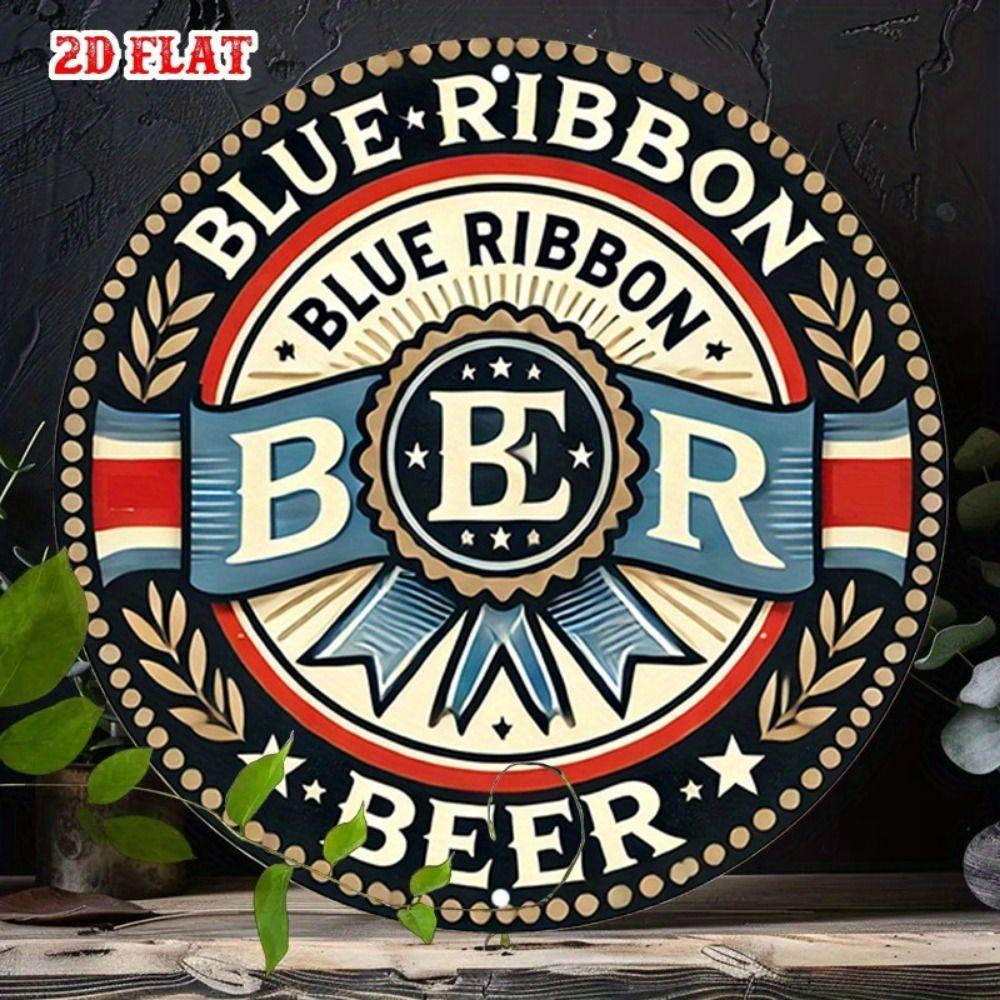 Segno in Latta Metallico Birra Decorazione Murale 20x30cm