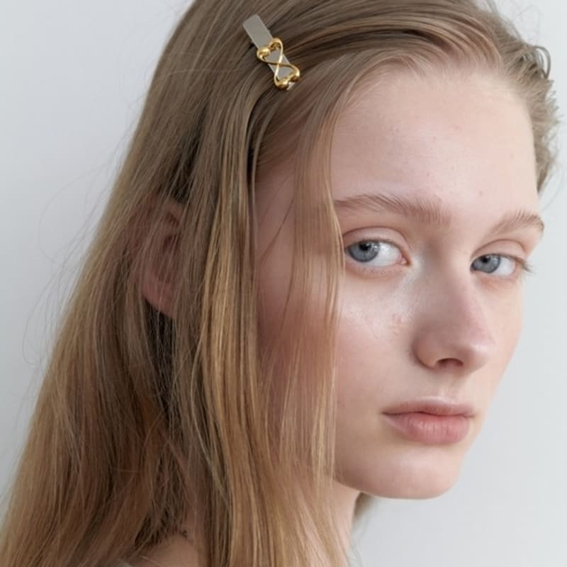 

LOVE ME MONSTER [2 SET] Fly Mont Mini Hair Pin (L251MHA060) SILVER